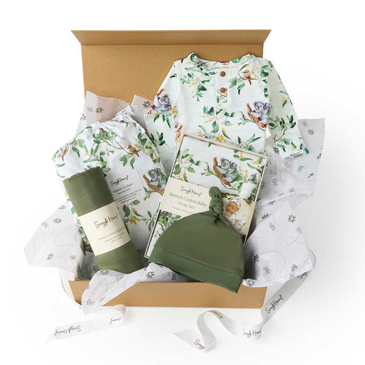 Deluxe Newborn Gift Hamper - Eucalypt